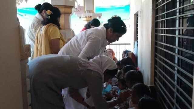 Kanya pujan - uttarvahini narmada parikrama